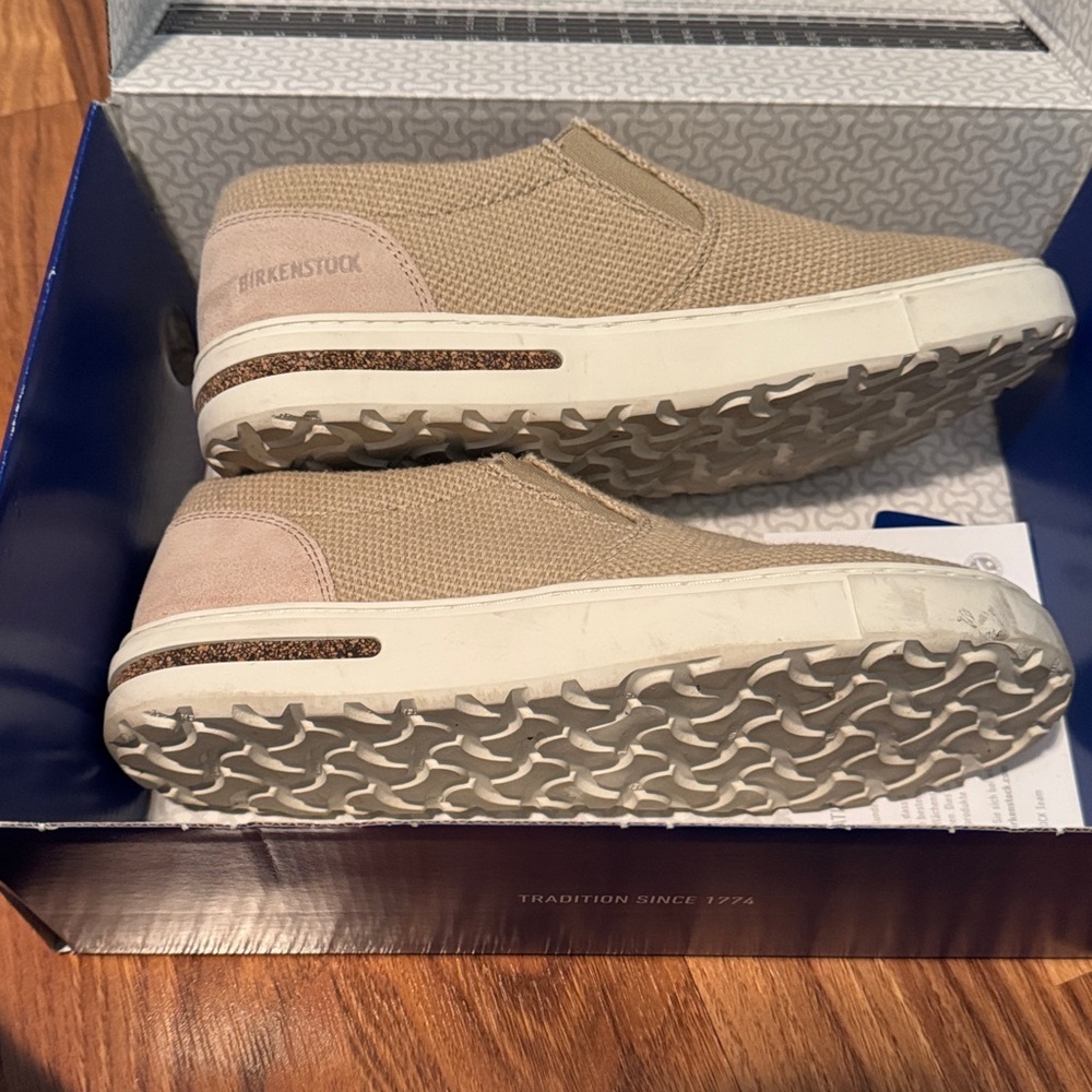 Birkenstock Tan Slip-On Shoes - Picture 6 of 6